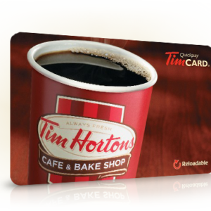 Tim Hortons Gift Card