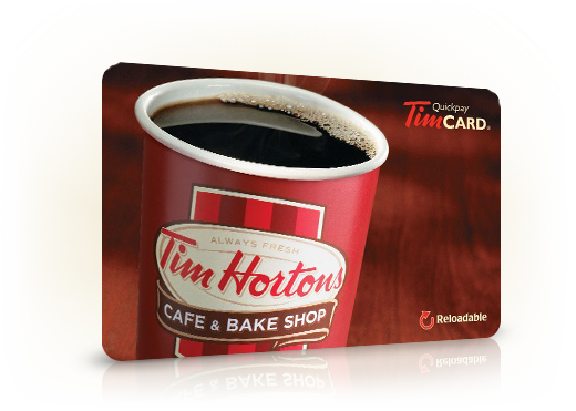 Tim Hortons Gift Card