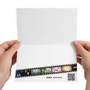 Filmstrip Card w/Admission Ticket